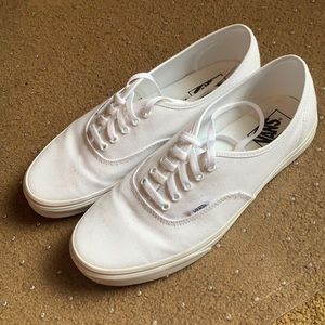 Vans Authentic All White size 12